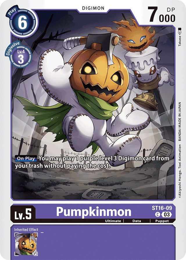 Pumpkinmon [ST16-09] [Starter Deck: Wolf of Friendship] | Cracking-Singles