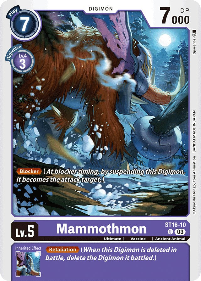 Mammothmon [ST16-10] [Starter Deck: Wolf of Friendship] | Cracking-Singles