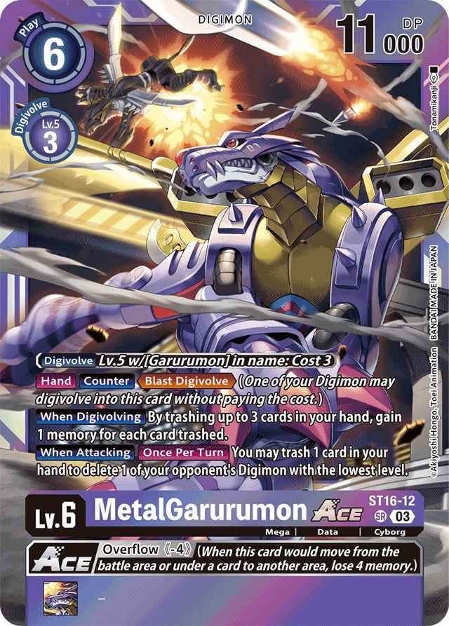 MetalGarurumon Ace [ST16-12] [Starter Deck: Wolf of Friendship] | Cracking-Singles