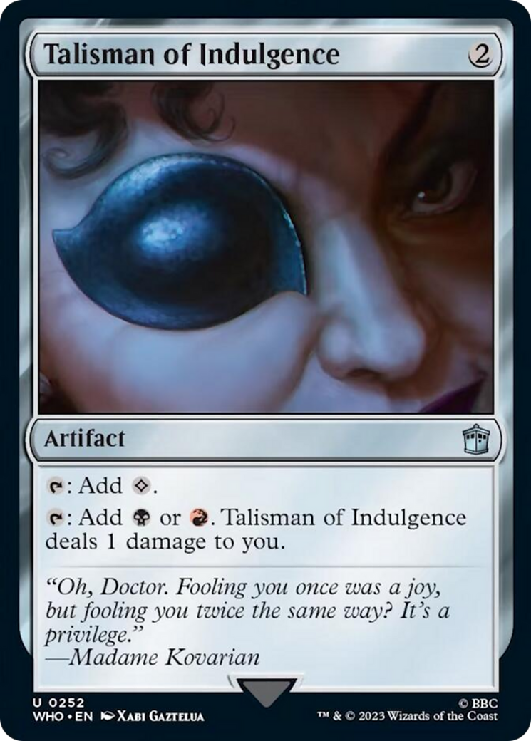 Talisman of Indulgence [Doctor Who] | Cracking-Singles