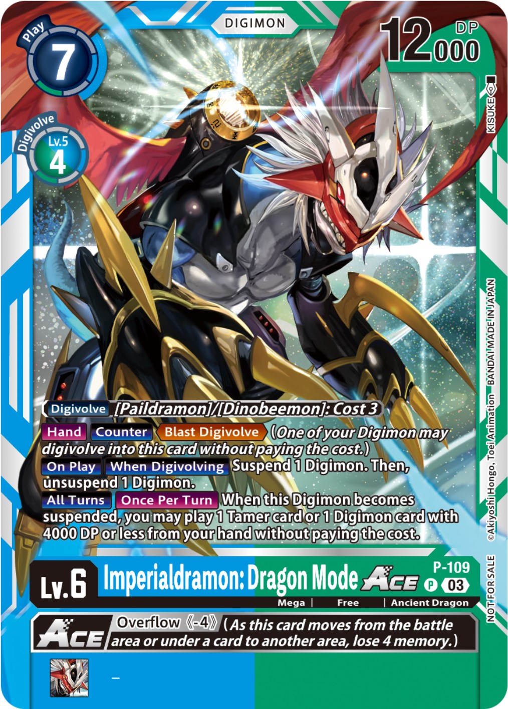 Imperialdramon: Dragon Mode Ace [P-109 ] (NYCC 2023 Demo Deck) [Promotional Cards] | Cracking-Singles