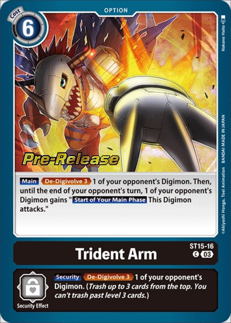 Trident Arm [ST15-16] [Starter Deck: Dragon of Courage Pre-Release Cards] | Cracking-Singles