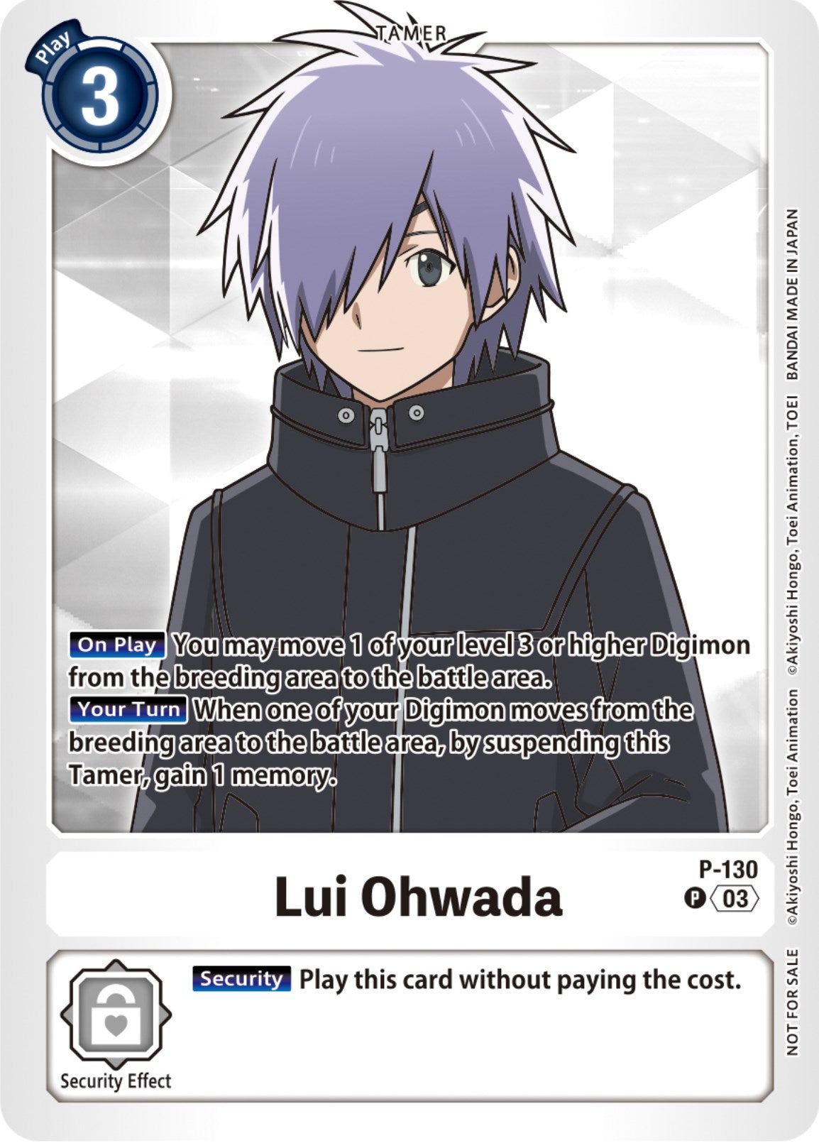 Lui Ohwada [P-130] (NYCC 2023 Demo Deck) [Promotional Cards] | Cracking-Singles