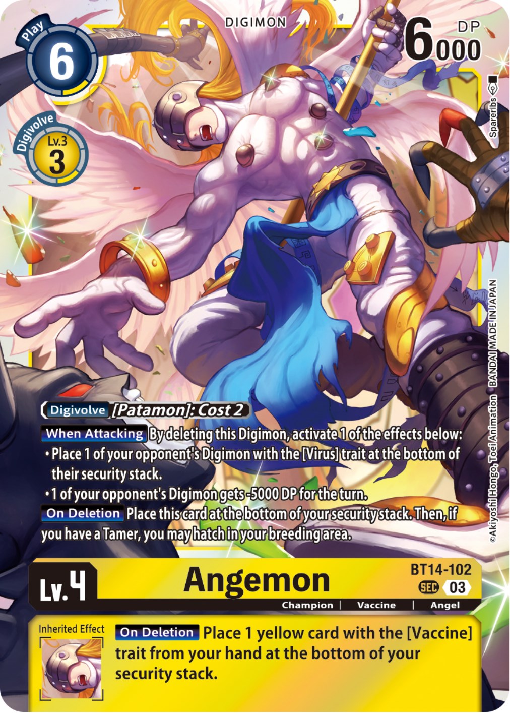 Angemon [BT14-102] [Blast Ace] | Cracking-Singles