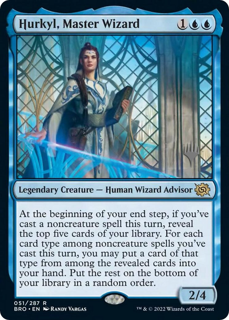 Hurkyl, Master Wizard (Promo Pack) [The Brothers' War Promos] | Cracking-Singles