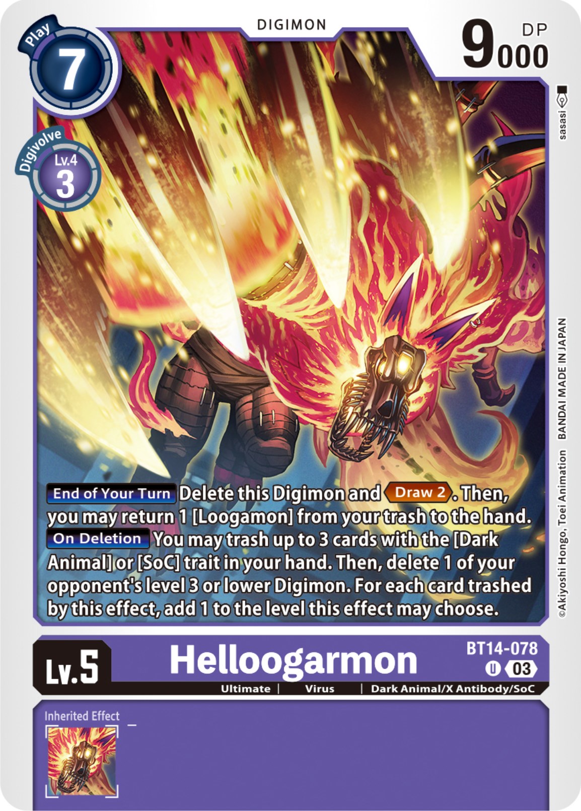 Helloogarmon [BT14-078] [Blast Ace] | Cracking-Singles