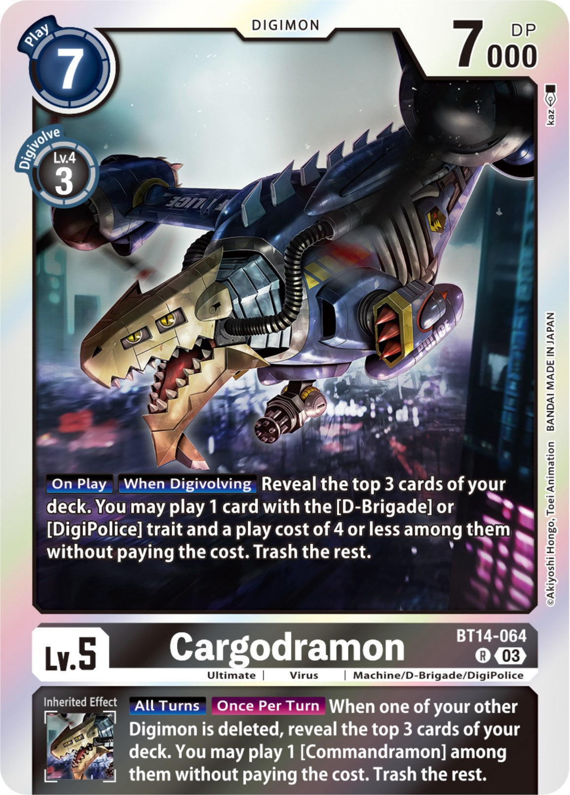 Cargodramon [BT14-064] [Blast Ace] | Cracking-Singles