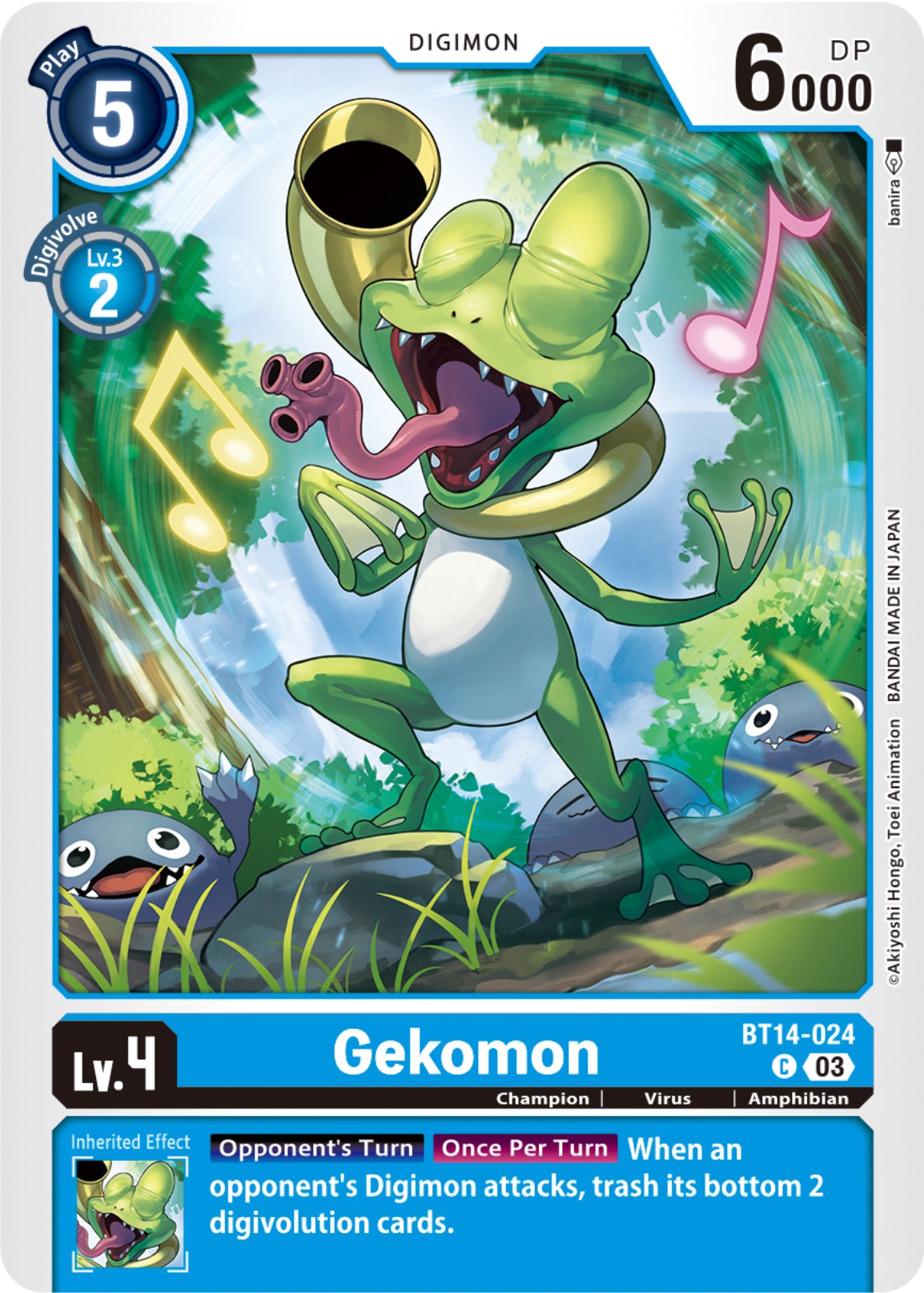 Gekomon [BT14-024] [Blast Ace] | Cracking-Singles