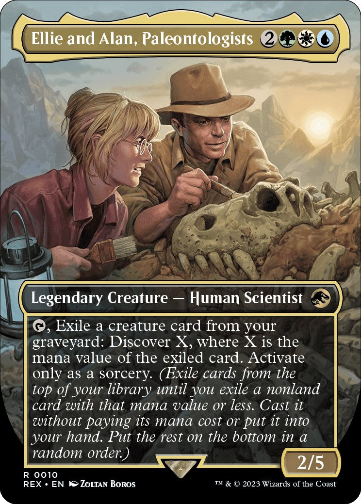 Ellie and Alan, Paleontologists (Borderless) [Jurassic World Collection] | Cracking-Singles