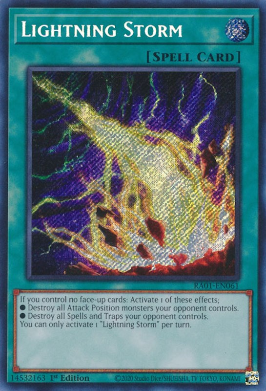 Lightning Storm [RA01-EN061] Secret Rare | Cracking-Singles