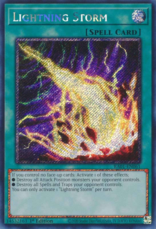 Lightning Storm [RA01-EN061] Platinum Secret Rare | Cracking-Singles