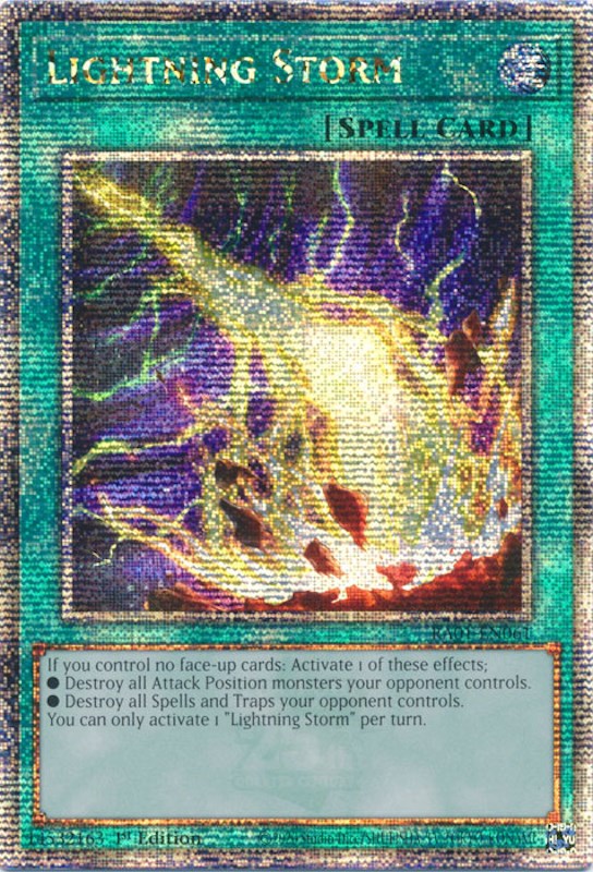 Lightning Storm [RA01-EN061] Quarter Century Secret Rare | Cracking-Singles