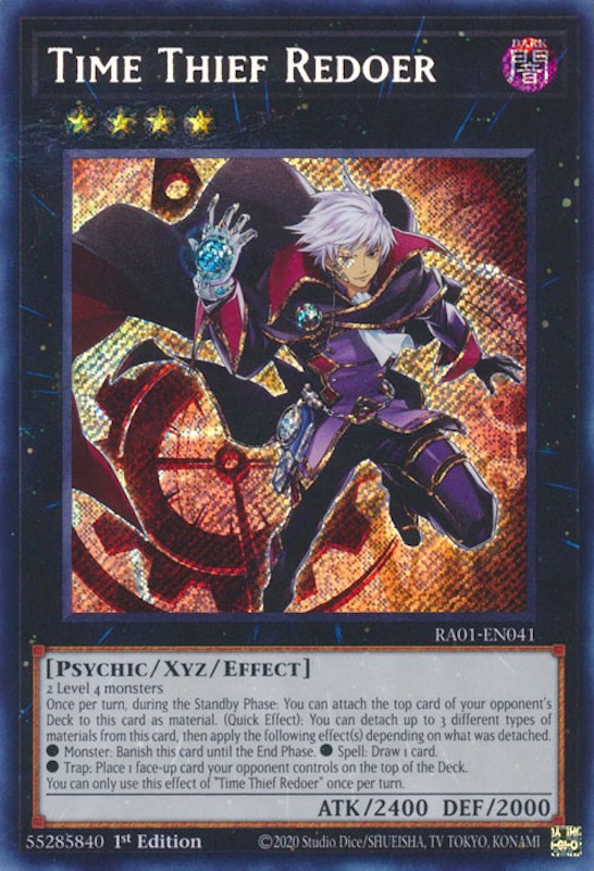 Time Thief Redoer [RA01-EN041] Secret Rare | Cracking-Singles