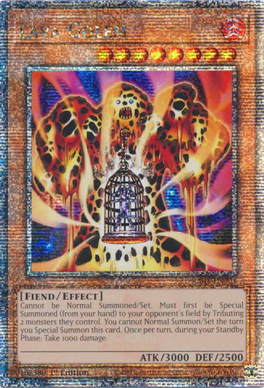 Lava Golem [RA01-EN001] Quarter Century Secret Rare | Cracking-Singles