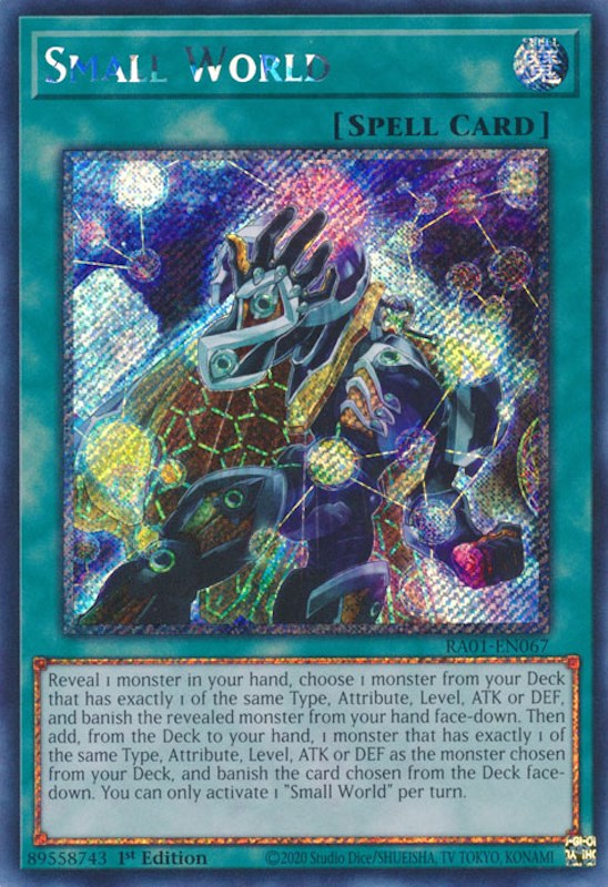 Small World [RA01-EN067] Platinum Secret Rare | Cracking-Singles