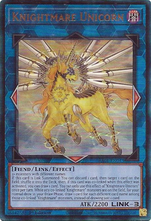 Knightmare Unicorn [RA01-EN043] Prismatic Ultimate Rare | Cracking-Singles