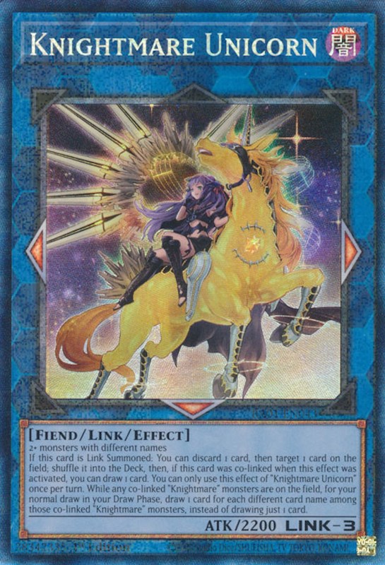 Knightmare Unicorn (Alternate Art) [RA01-EN043] Prismatic Collector's Rare | Cracking-Singles