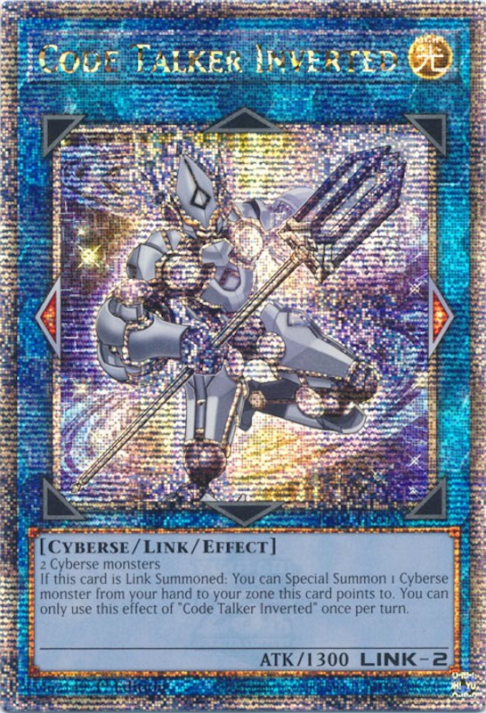 Code Talker Inverted [RA01-EN045] Quarter Century Secret Rare | Cracking-Singles