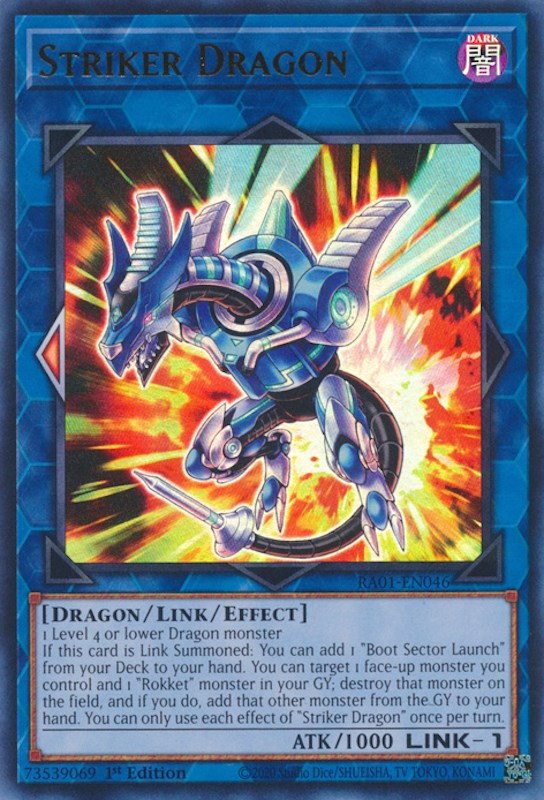 Striker Dragon [RA01-EN046] Ultra Rare | Cracking-Singles