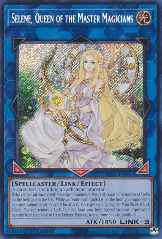 Selene, Queen of the Master Magicians [RA01-EN047] Secret Rare | Cracking-Singles