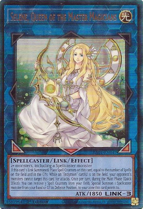 Selene, Queen of the Master Magicians [RA01-EN047] Prismatic Ultimate Rare | Cracking-Singles