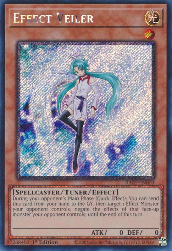 Effect Veiler [RA01-EN003] Platinum Secret Rare | Cracking-Singles