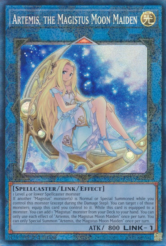 Artemis, the Magistus Moon Maiden [RA01-EN049] Prismatic Collector's Rare | Cracking-Singles