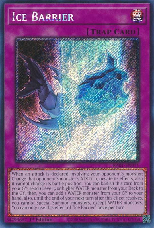 Ice Barrier [RA01-EN071] Platinum Secret Rare | Cracking-Singles