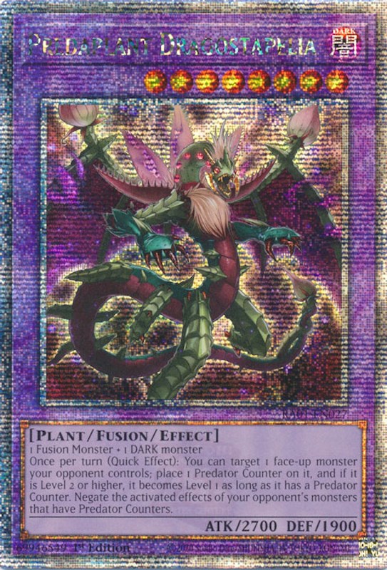 Predaplant Dragostapelia [RA01-EN027] Quarter Century Secret Rare | Cracking-Singles