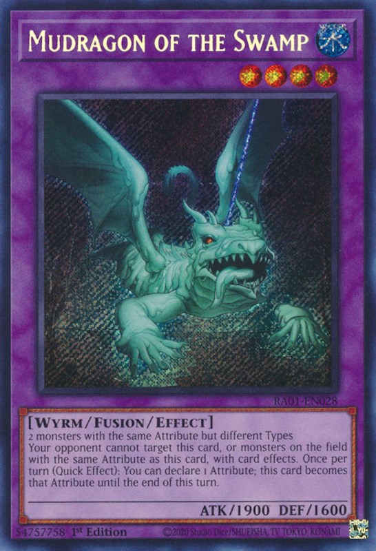 Mudragon of the Swamp [RA01-EN028] Secret Rare | Cracking-Singles