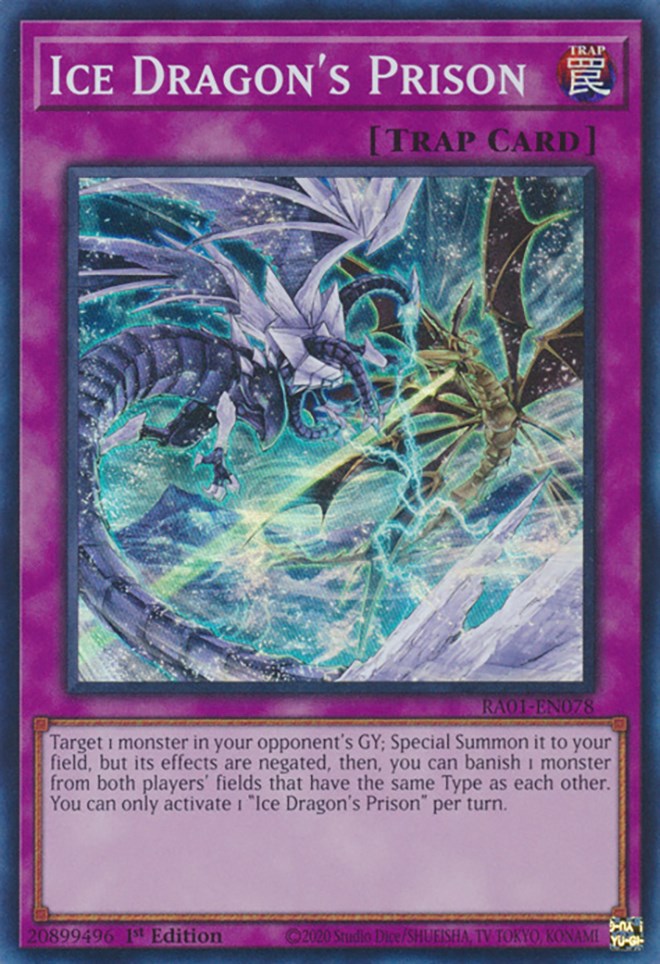 Ice Dragon's Prison [RA01-EN078] Super Rare | Cracking-Singles