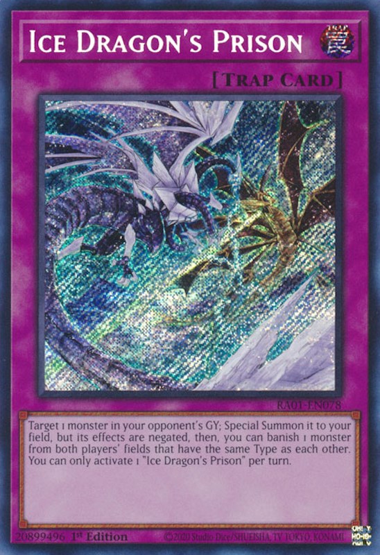 Ice Dragon's Prison [RA01-EN078] Secret Rare | Cracking-Singles