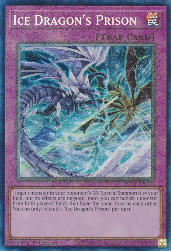 Ice Dragon's Prison [RA01-EN078] Prismatic Collector's Rare | Cracking-Singles