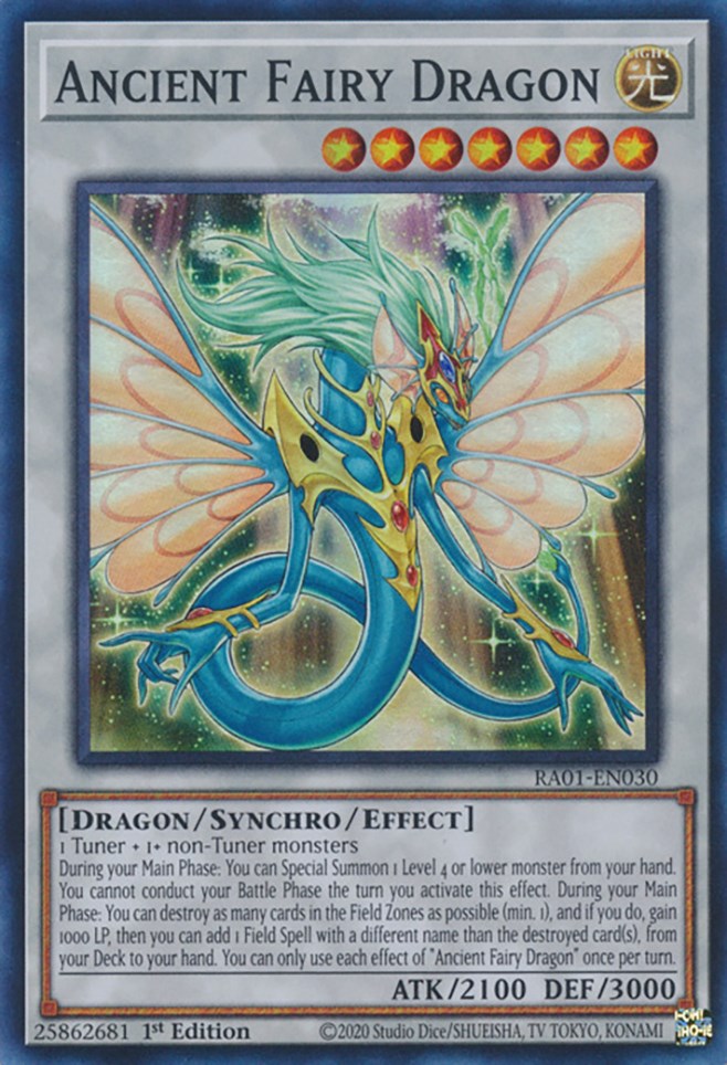 Ancient Fairy Dragon [RA01-EN030] Super Rare | Cracking-Singles