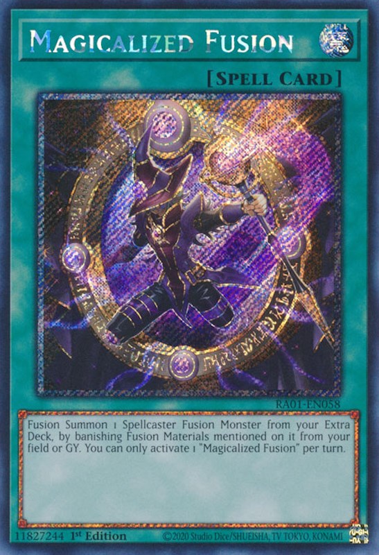 Magicalized Fusion [RA01-EN058] Platinum Secret Rare | Cracking-Singles