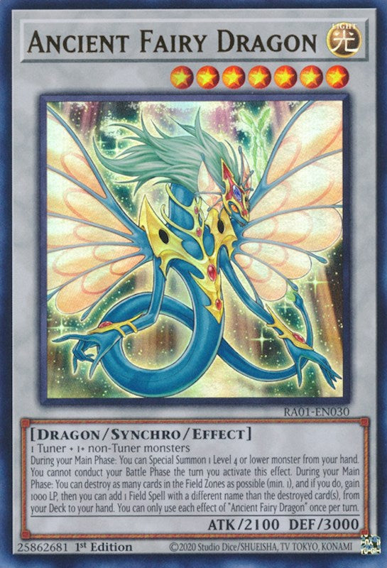 Ancient Fairy Dragon [RA01-EN030] Ultra Rare | Cracking-Singles