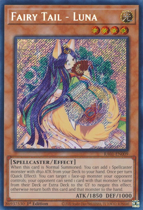 Fairy Tail - Luna [RA01-EN009] Secret Rare | Cracking-Singles