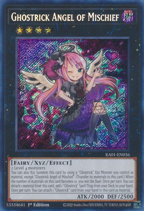 Ghostrick Angel of Mischief [RA01-EN036] Secret Rare | Cracking-Singles