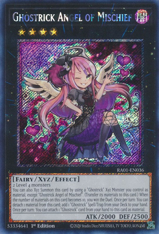 Ghostrick Angel of Mischief [RA01-EN036] Platinum Secret Rare | Cracking-Singles