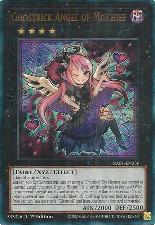 Ghostrick Angel of Mischief [RA01-EN036] Prismatic Ultimate Rare | Cracking-Singles