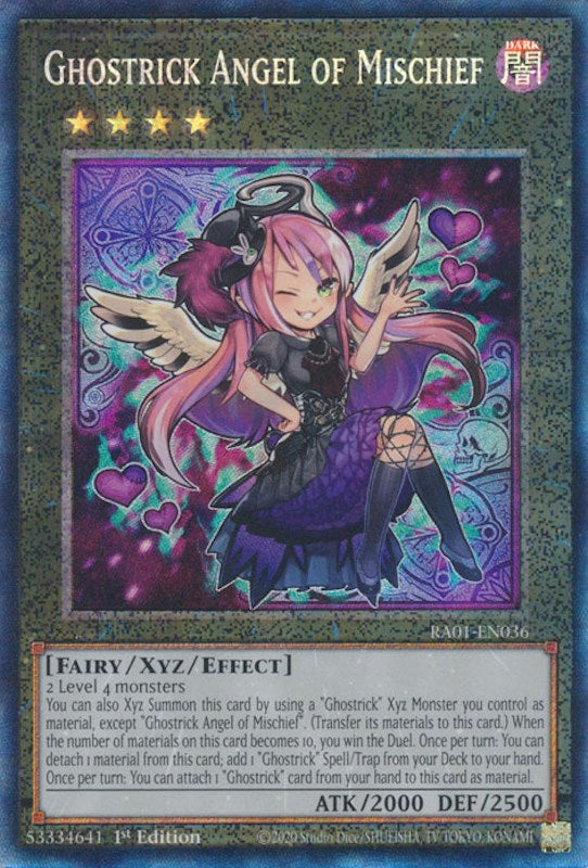 Ghostrick Angel of Mischief [RA01-EN036] Prismatic Collector's Rare | Cracking-Singles