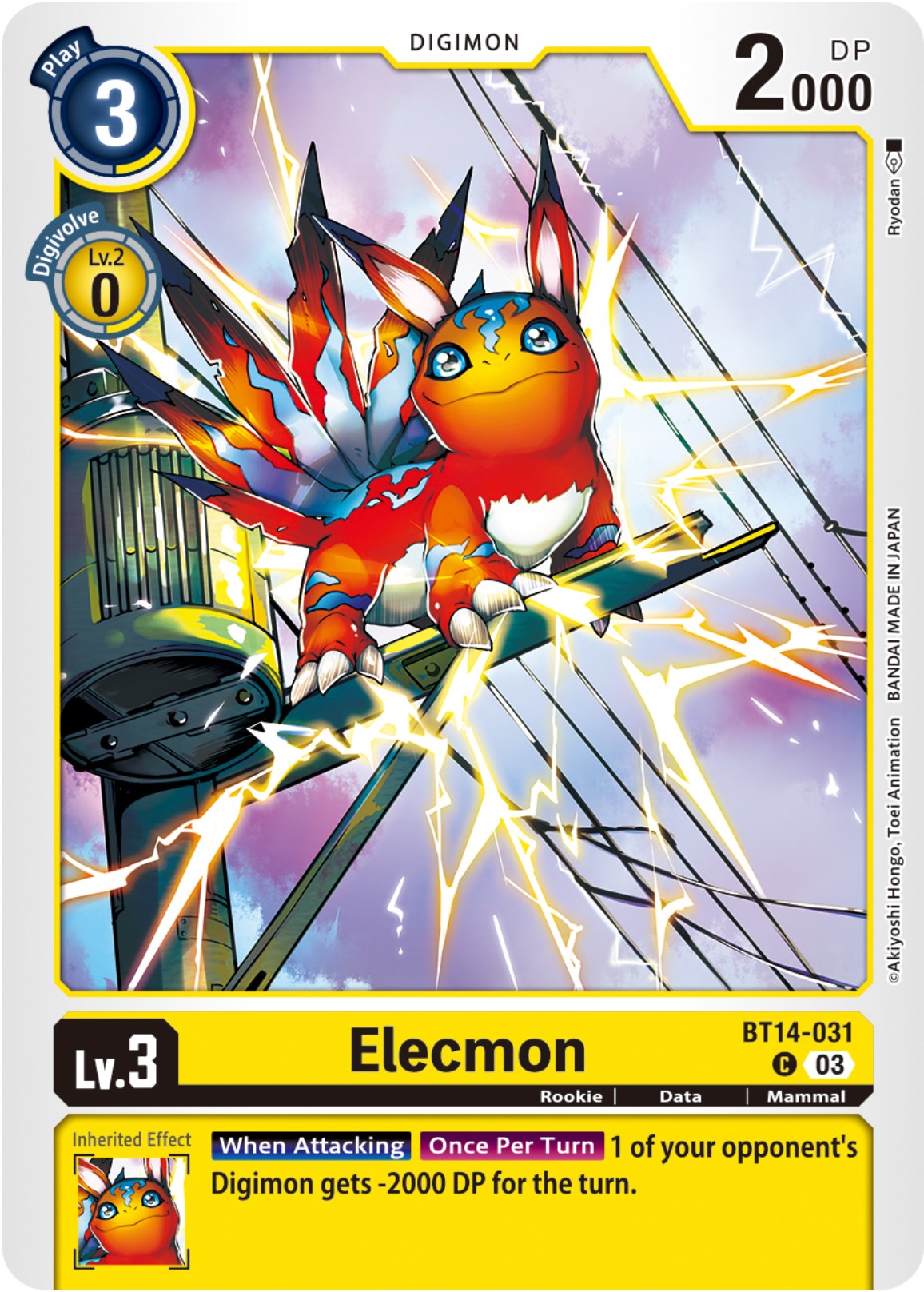 Elecmon [BT14-031] [Blast Ace] | Cracking-Singles