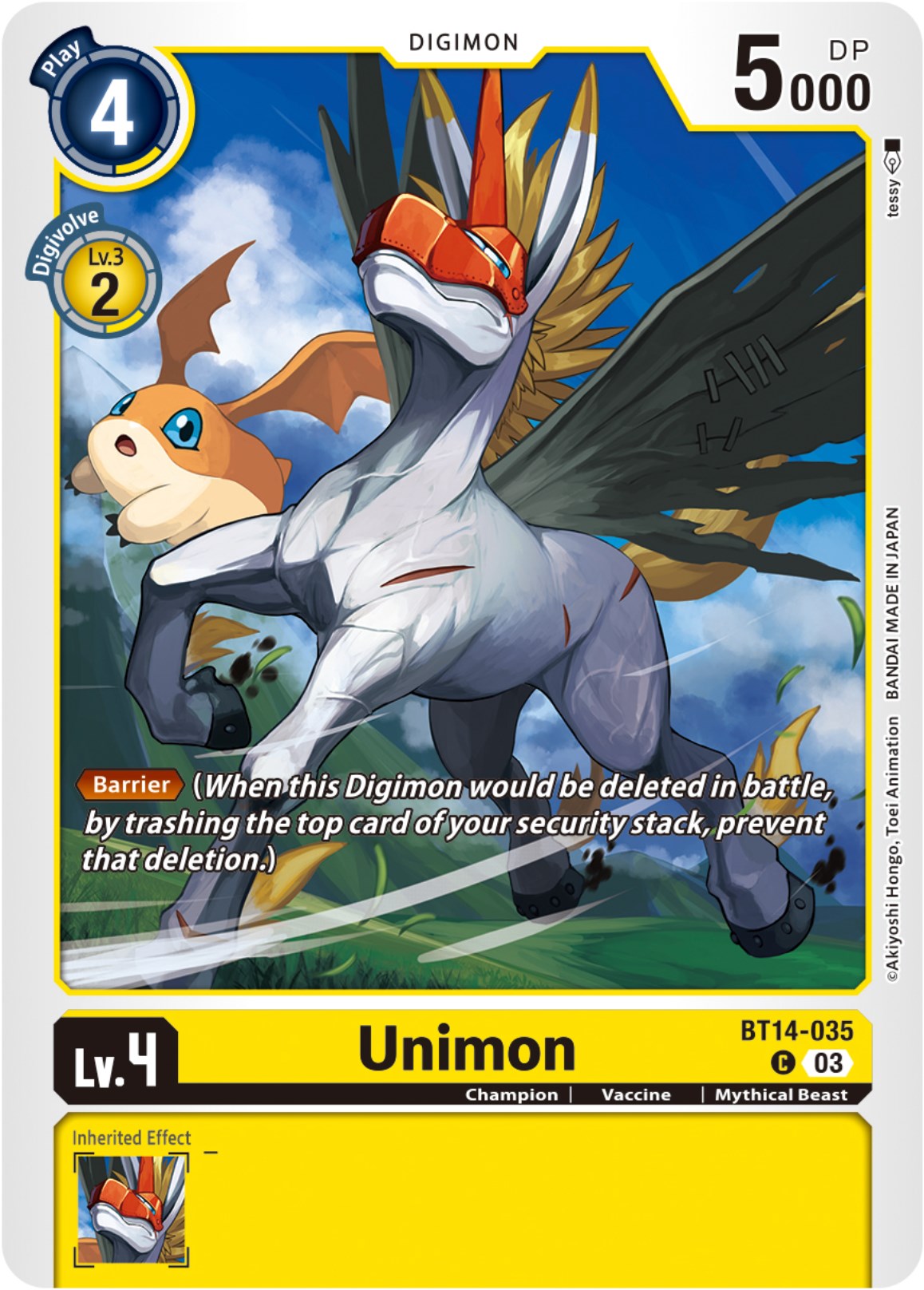 Unimon [BT14-035] [Blast Ace] | Cracking-Singles