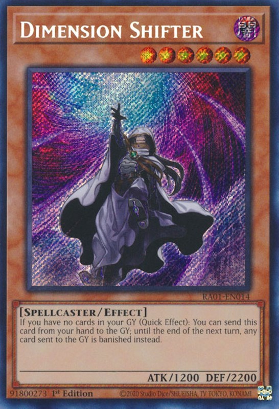 Dimension Shifter [RA01-EN014] Secret Rare | Cracking-Singles