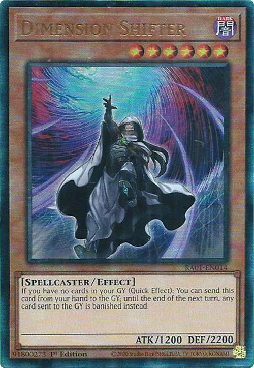 Dimension Shifter [RA01-EN014] Prismatic Ultimate Rare | Cracking-Singles