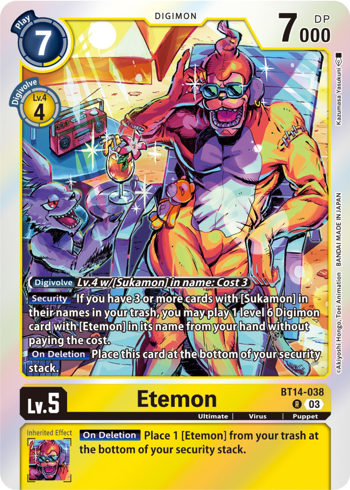 Etemon [BT14-038] [Blast Ace] | Cracking-Singles