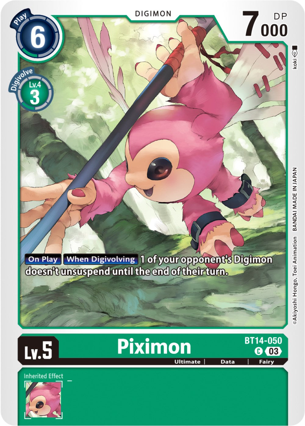 Piximon [BT14-050] [Blast Ace] | Cracking-Singles