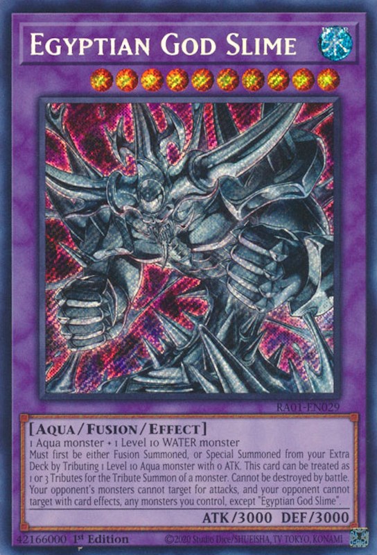 Egyptian God Slime [RA01-EN029] Secret Rare | Cracking-Singles