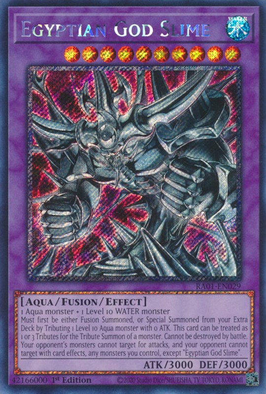 Egyptian God Slime [RA01-EN029] Platinum Secret Rare | Cracking-Singles