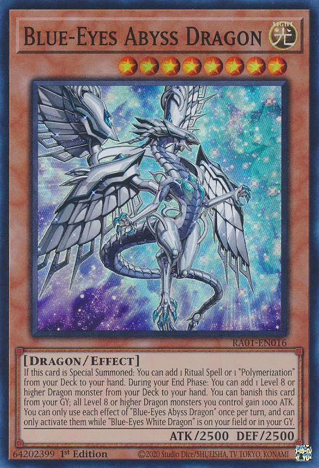 Blue-Eyes Abyss Dragon [RA01-EN016] Super Rare | Cracking-Singles